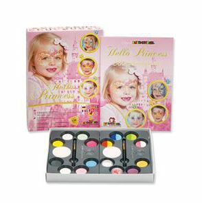 Eulenspiegel Hello Princess Facepainting Kit Näomaalingute Komplekt